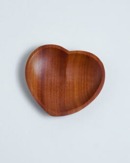 Piring Kayu Mini Love