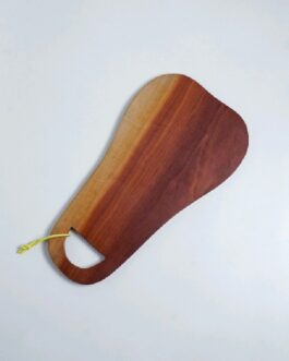 Talenan Kayu Sapodilla Bentuk Pir