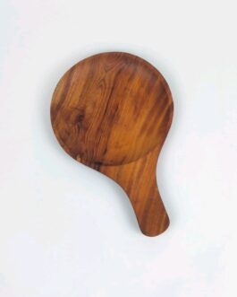 Talenan Kayu Pizza 18Cm Mahoni