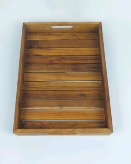 Nampan Kayu Jati Special Design 26X36X5Cm