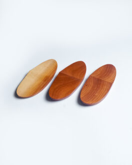 Dudukan Sumpit Kayu Double Seat