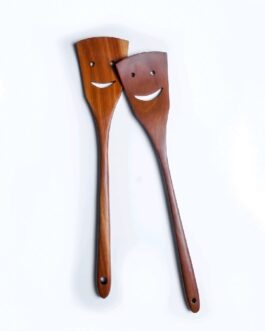Spatula Smiley 36 Cm Bahan Sawo