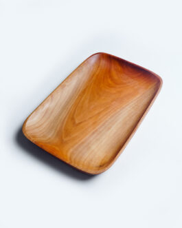 Piring Kayu Kotak 10X23Cm Tray Kayu