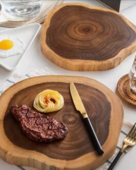 Talenan Log Kayu Alami 26-29Cm X 3 Cm Perhutani