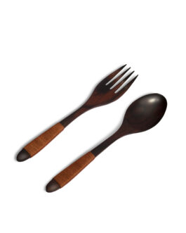 Sendok Garpu Makan Sujeo Kayu 18Cm