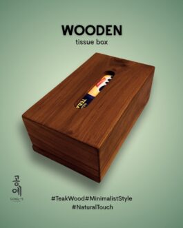 Wooden Tissue Box